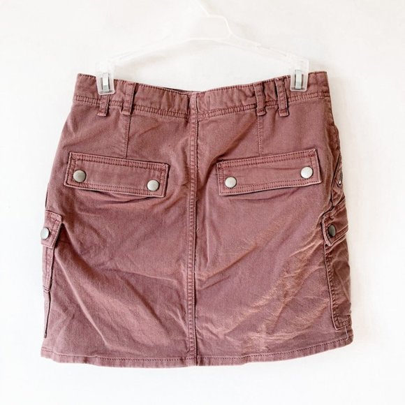 Free People Dusty Lilac Avenue Denim Mini Skirt 29 - Picture 11 of 13